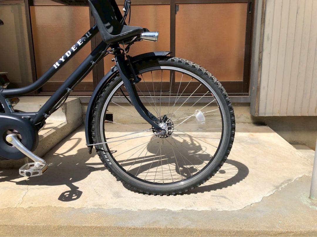 電動自転車　№3128 ブリヂストン　ハイディ２　子供乗せ　26インチ