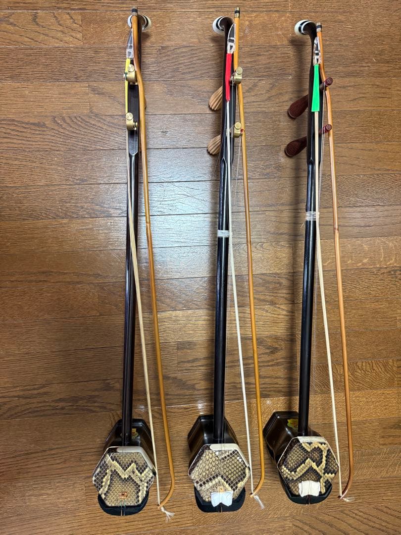 二胡 紅木 蛇皮 胡弓 中国民族楽器 ハードケース现状品 三点セット