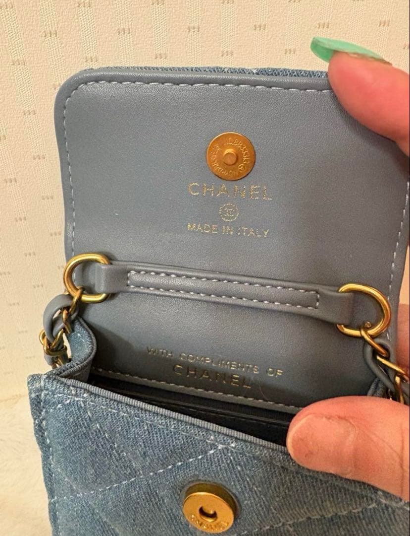 【CHANEL】￼非売品デニムノベルティケース【シャネル】