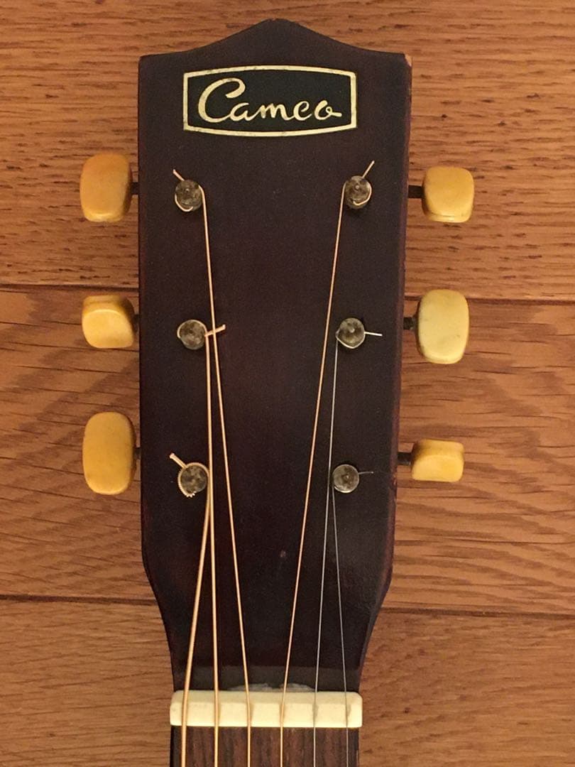 希少ビンテージCameo AS-1日本アコースティックギタートラベルパーラーミニ