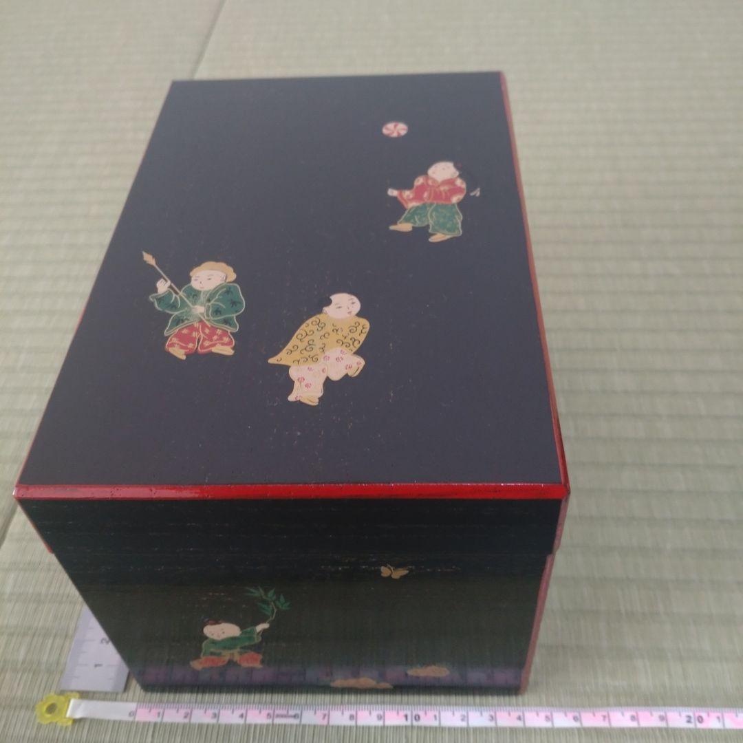 【美品】茶道具セット 利休茶箱　桐木地本漆塗