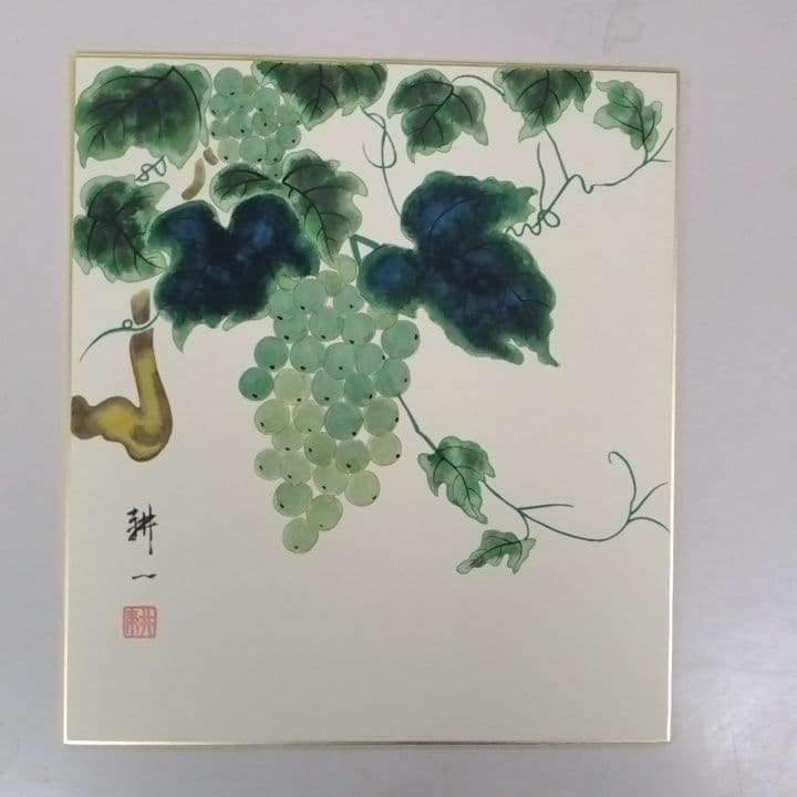 値引き中！十二ヶ月の風雅な手描き色紙　肉筆色紙季節の彩り二十四葉