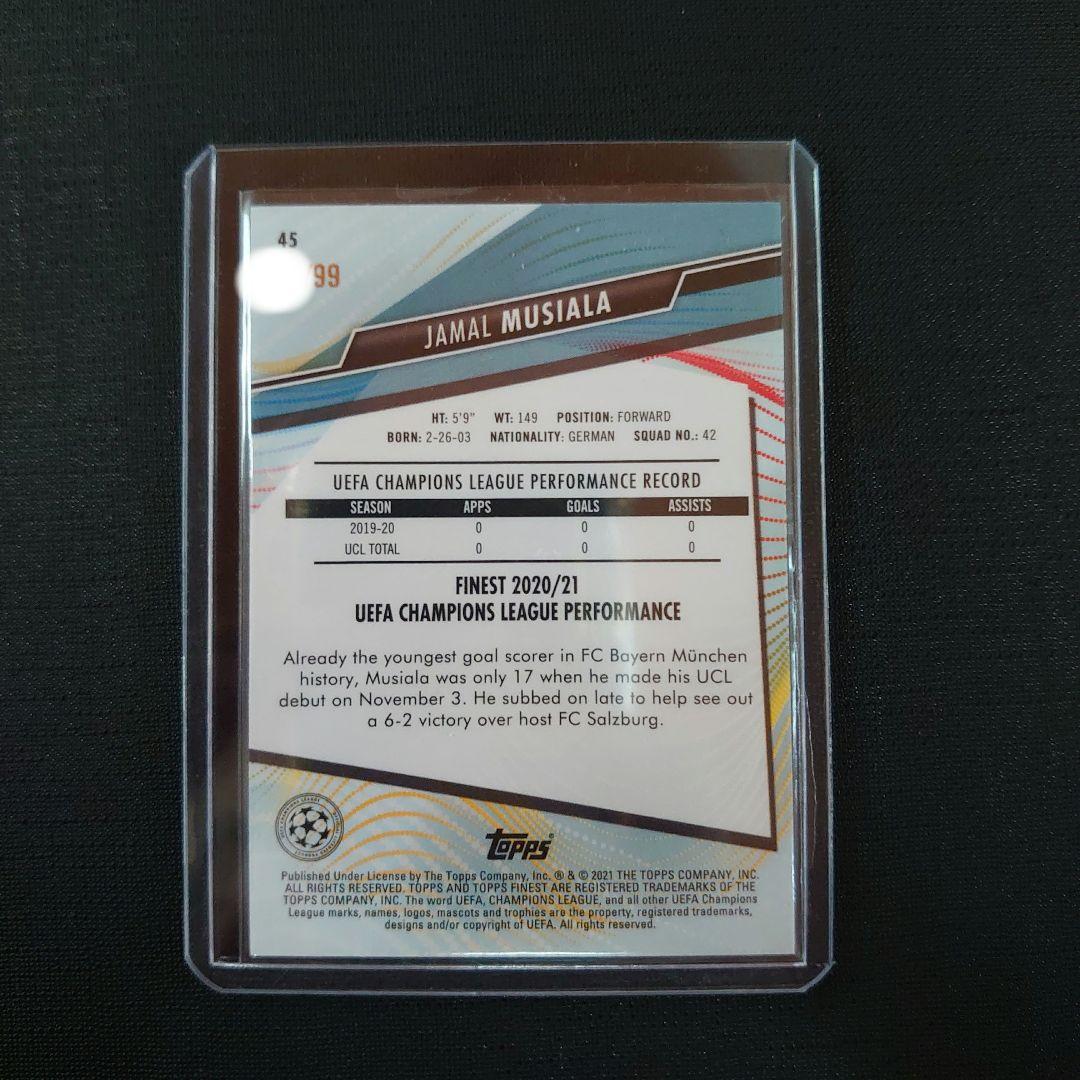 RC Topps Finest Jamal Musiala 99枚限定 カード