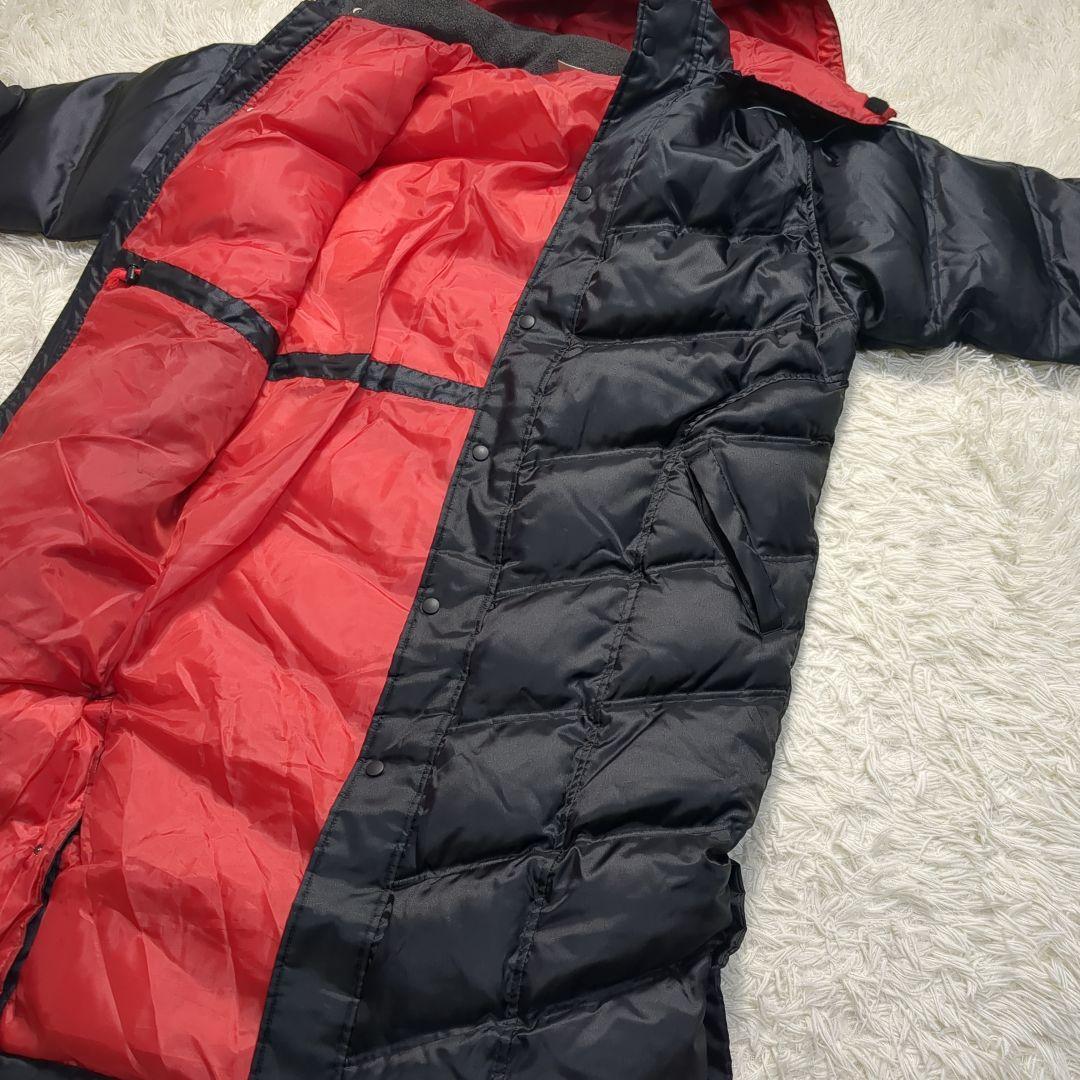 【肉厚✨NIKE✨M】ダウン70％ ロング ベンチ コート ブラック 00S