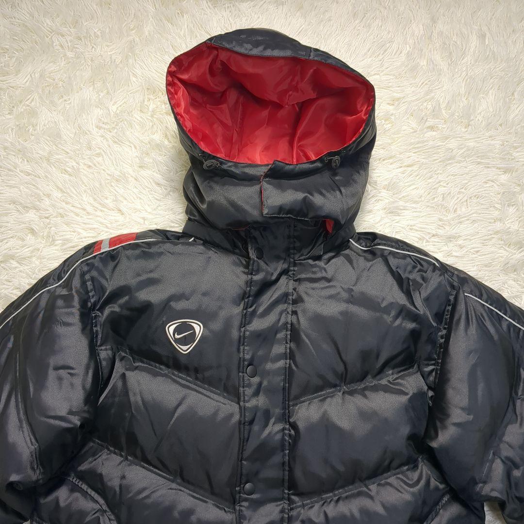 【肉厚✨NIKE✨M】ダウン70％ ロング ベンチ コート ブラック 00S