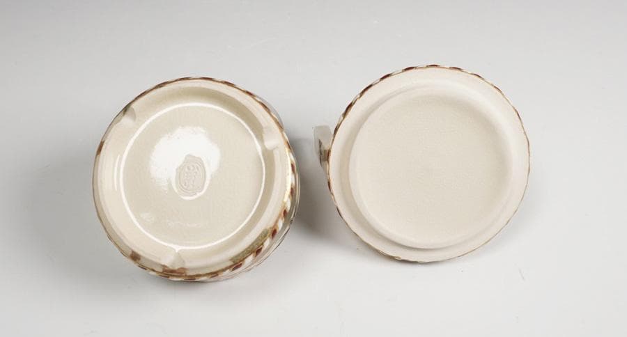 平安巌 桐竹絵茶器