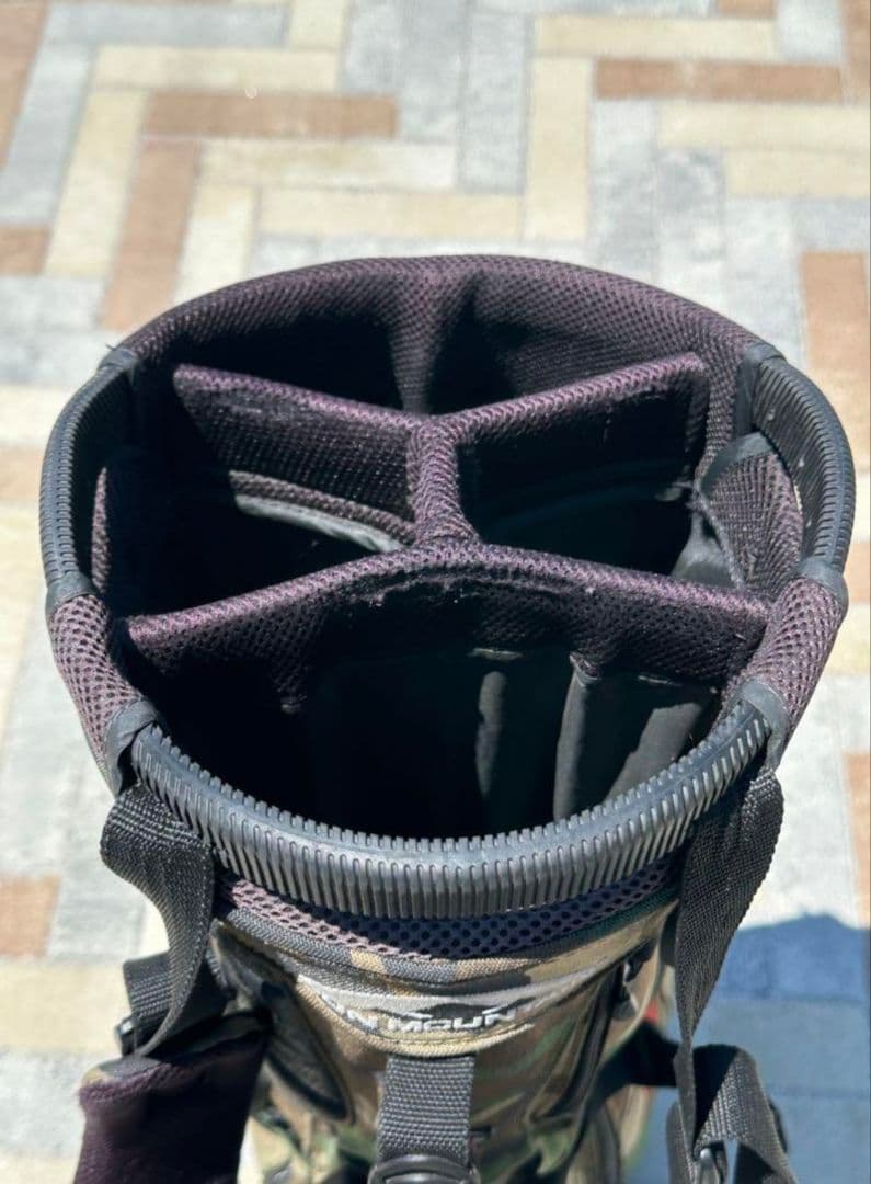 夏に映える迷彩　希少　BEAMSGOLF&BRIEFINGコラボ　キャディバッグ