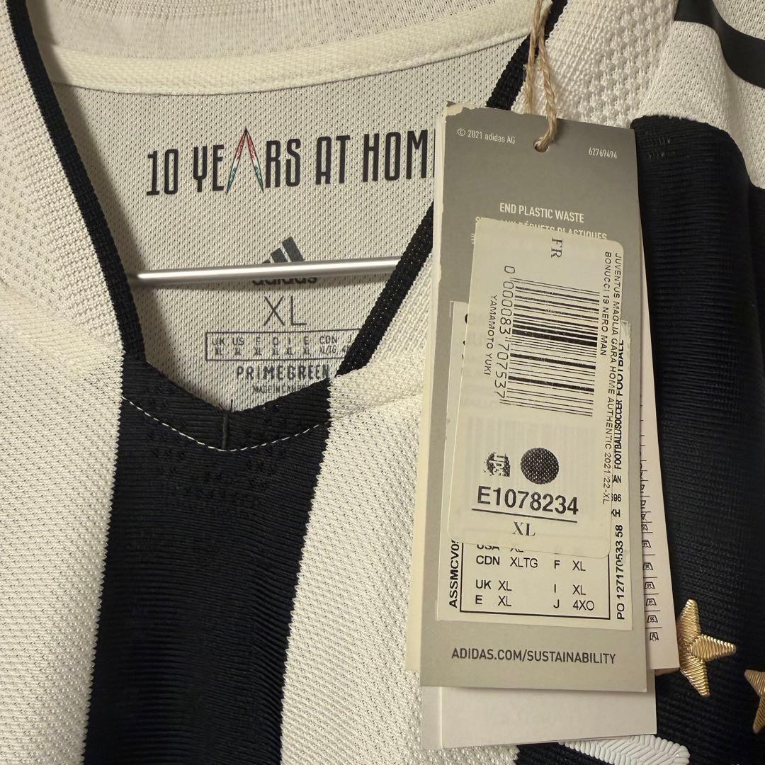 ユベントス 21-22  オーセンティックユニフォーム　ボヌッチ