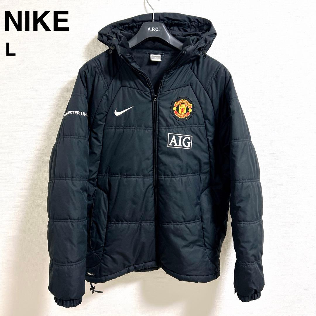 NIKE マンチェスターユナイテッド ベンチコート　刺繍ロゴ　AIG