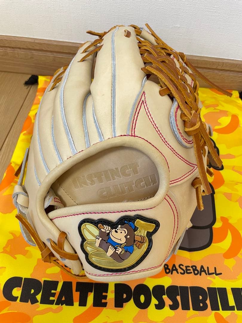 新品未使用‼️ごりら印の野球道具カタログ外限定 硬式外野手用グローブ