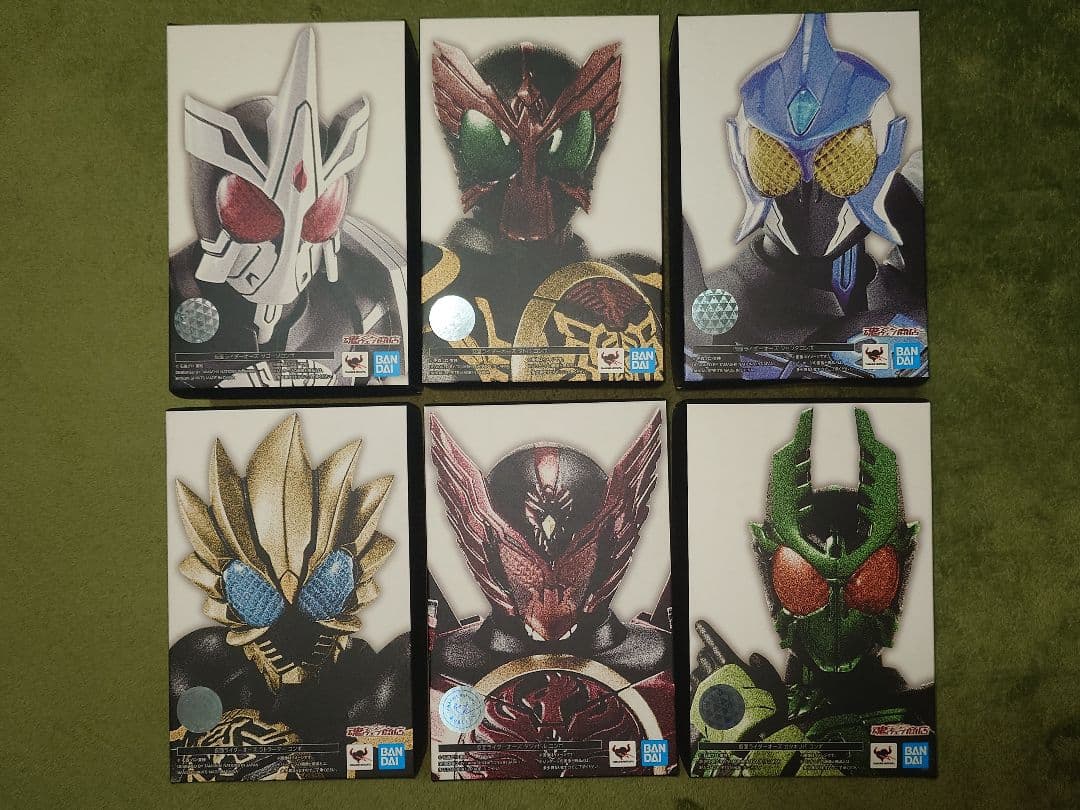 【真骨彫製法】S.H.Figuarts 仮面ライダーオーズ6種セット