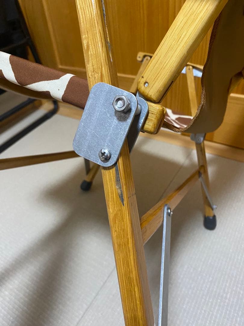 カーミットチェア・ナチュラルマウンテンモンキーズシート張り替え済