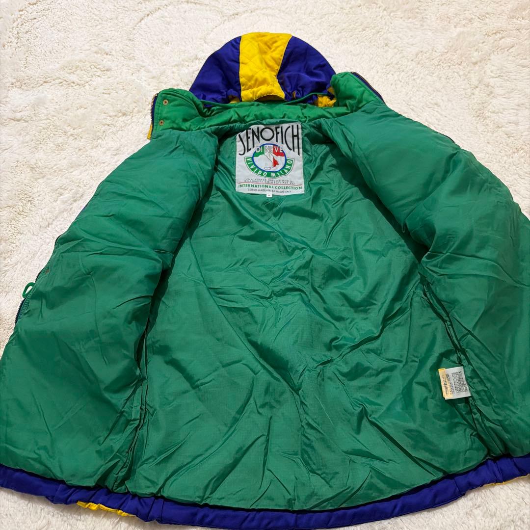 SENO FICH スキーウェア　スノーボード　フード付ジャケット 青黄　セット