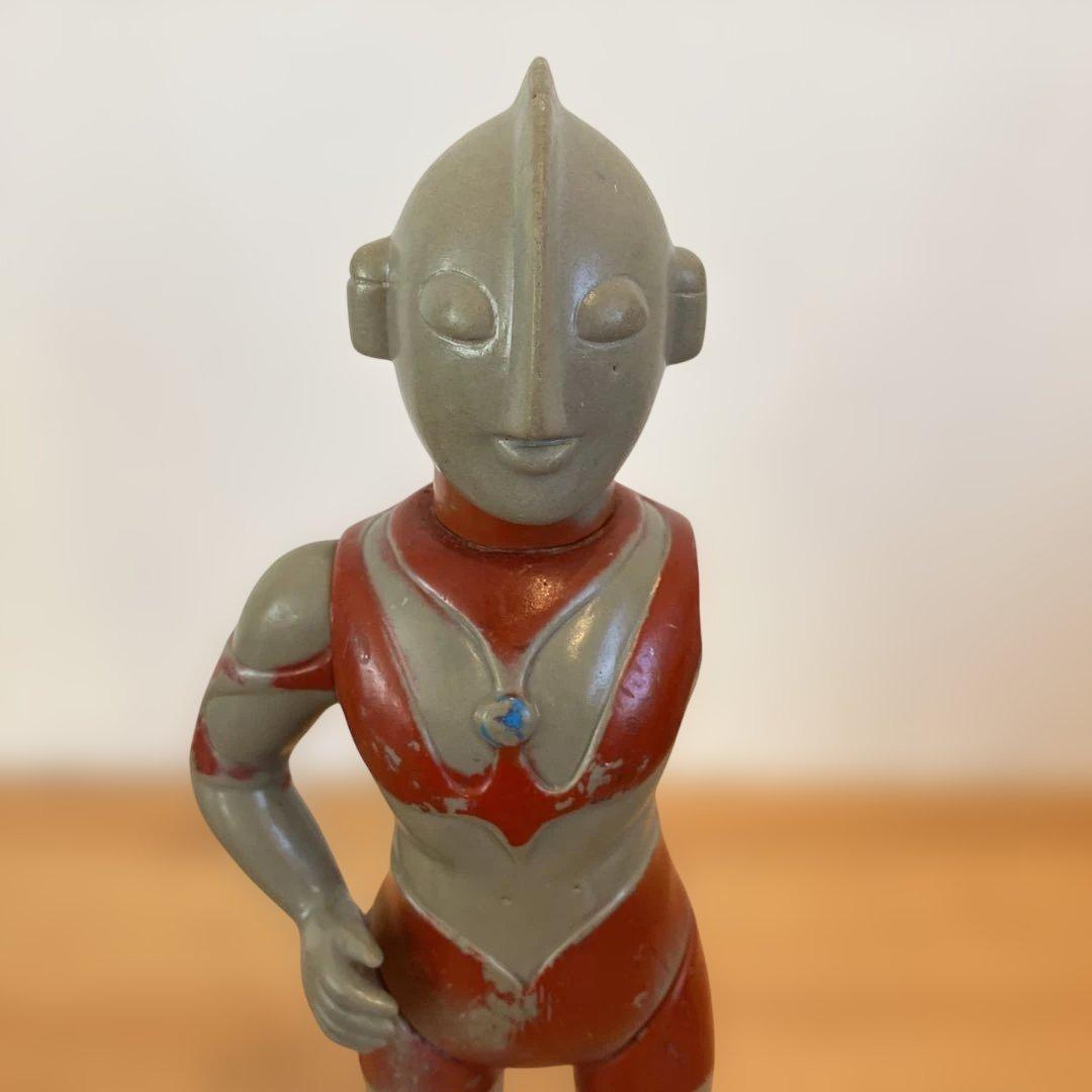 gam48　マルサン　ウルトラマン　ソフビ　当時物　ブルマァク　ジャンク品