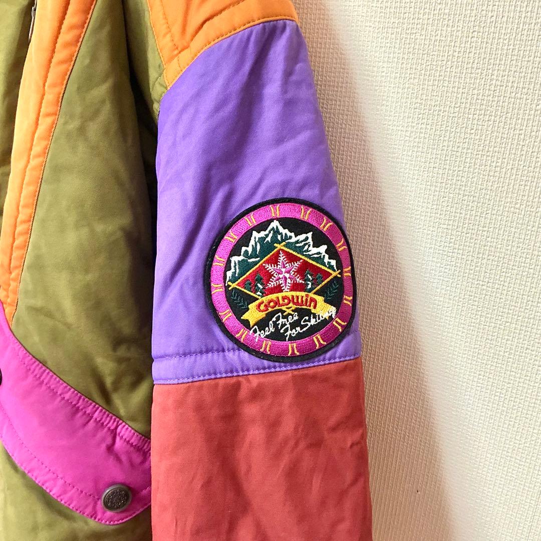 GOLDWIN クレイジーパターン 中綿ジャケット マルチカラー