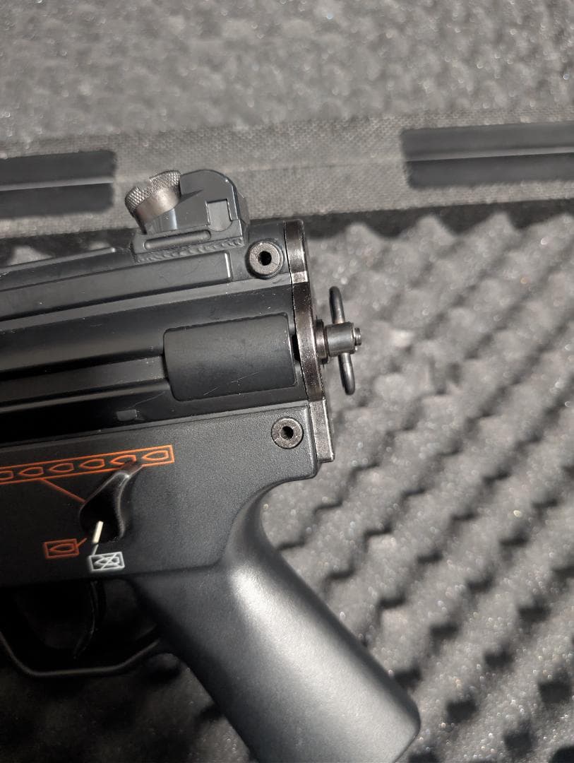 東京マルイMP5K、カスタム品、MOSFET、LiPo対応、実射可、付属品多数