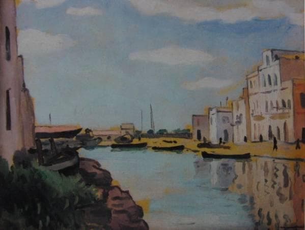 アルベール・マルケ、「La Goulette」、海外版超希少レゾネ、新品額付