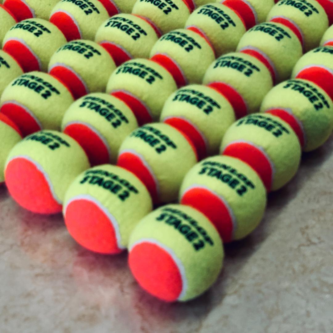 練習Jr用テニスボール ダンロップ オレンジボール 300球 セットボール