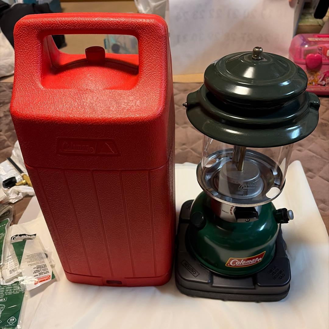 Coleman ランタン グリーン　290 リペイント