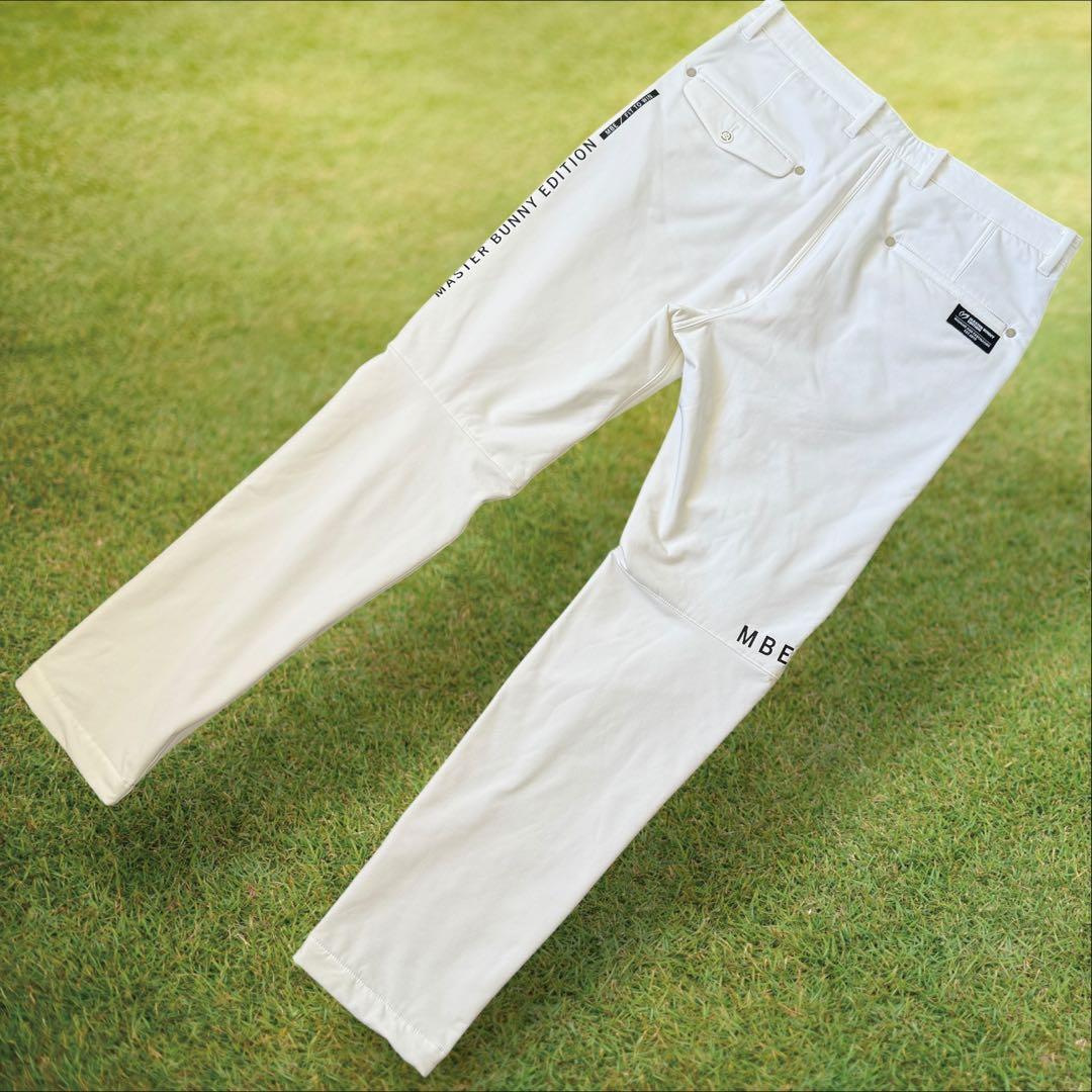 裏起毛　蓄熱　防寒　マスターバニー　パンツ　白　L〜XL相当 暖パン　極美品　5