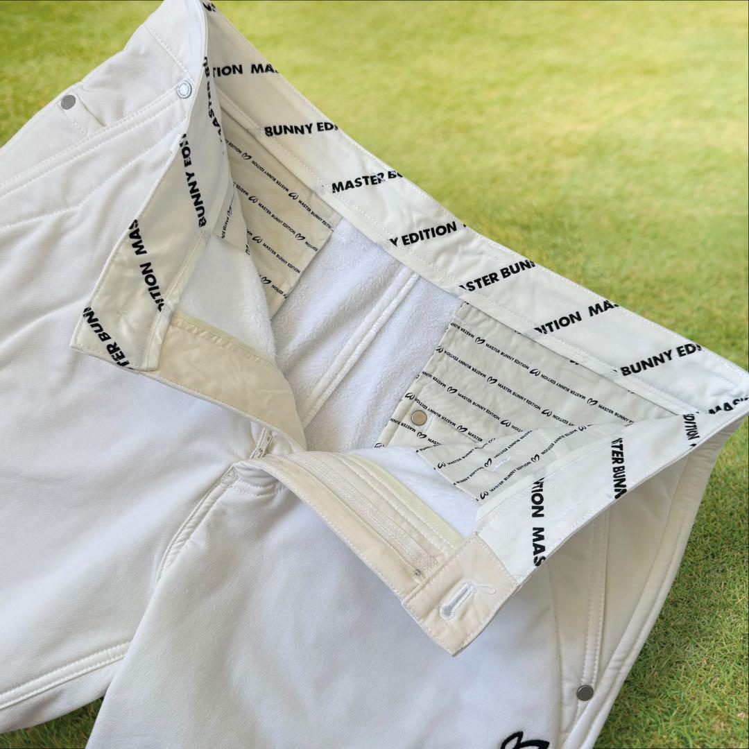 裏起毛　蓄熱　防寒　マスターバニー　パンツ　白　L〜XL相当 暖パン　極美品　5