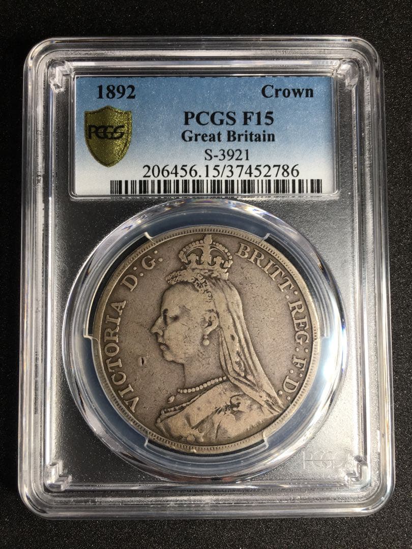 【希少】1892年　イギリス　ヴィクトリア　クラウン