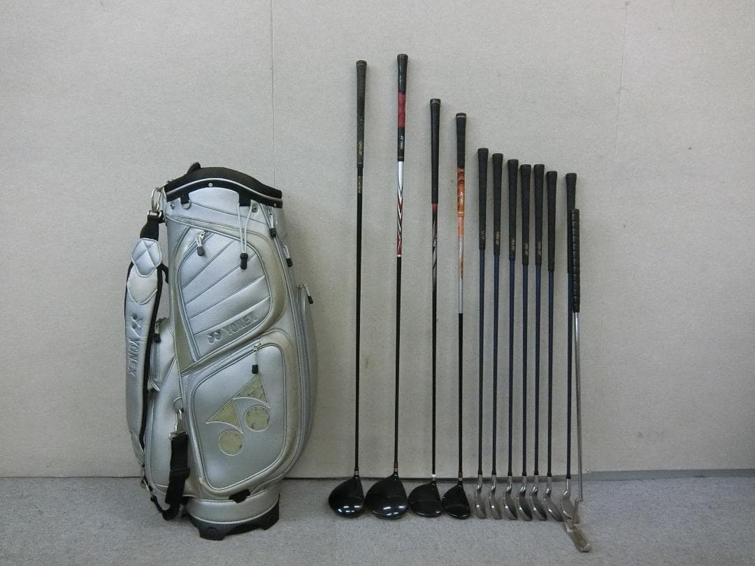 b712 初心者歓迎 ヨネックス 等メンズゴルフ１２本セット※Ｄｒ２本入り