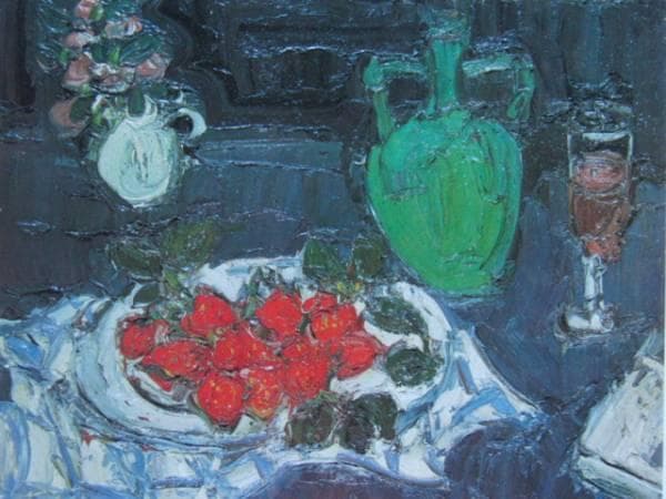 アンドレ・コタボ、【静物】、希少な額装用画集より、新品額装付、状態良好