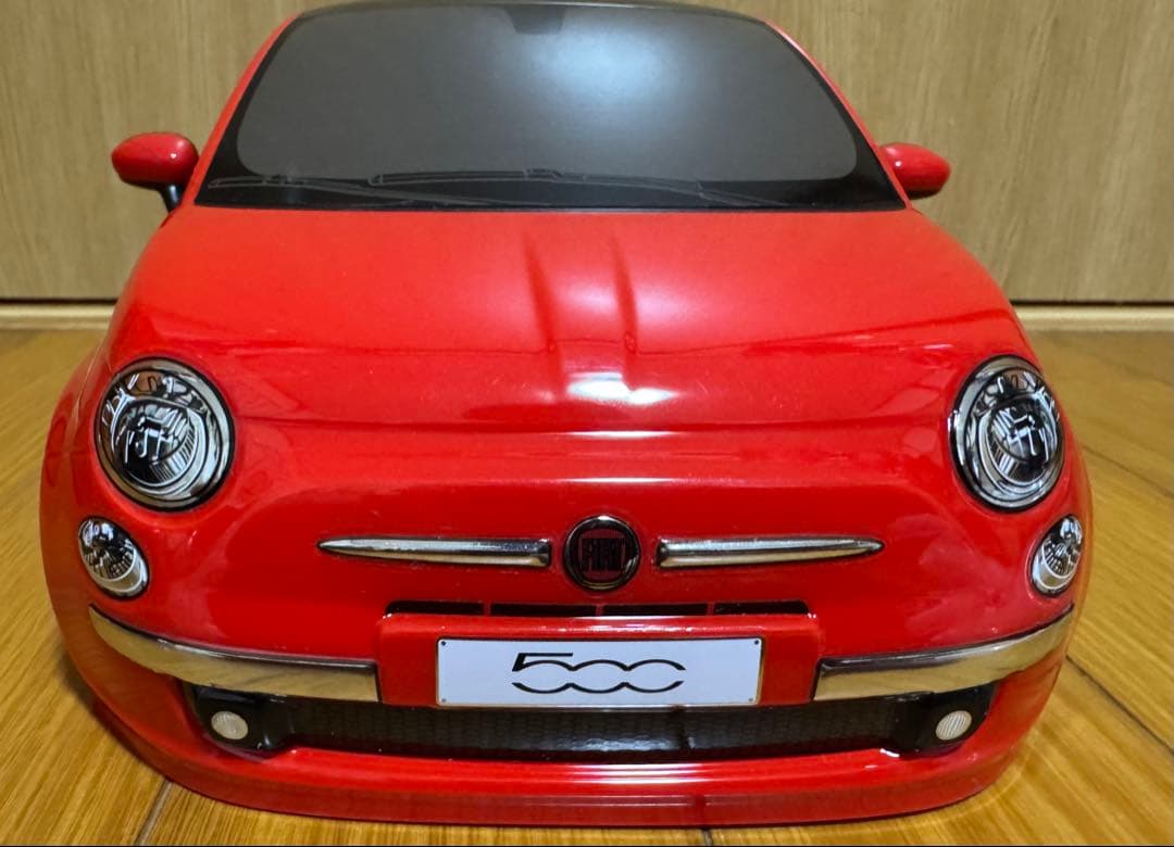 FIAT500 タミヤアフターパーツ 完成品 スペアボディ Mシャーシ用