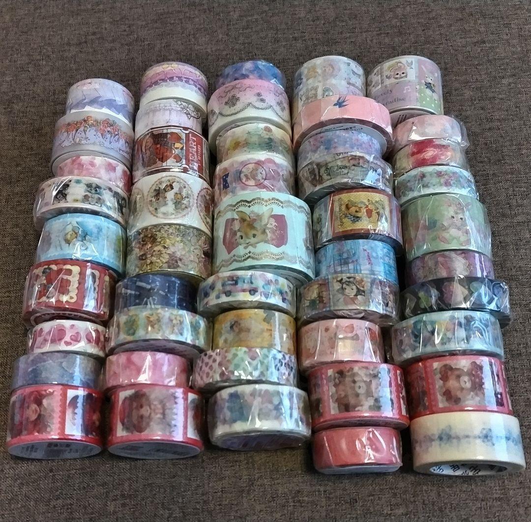 クリームピーチ Dreamin' Tiny Pets 等 マステ 47本セット