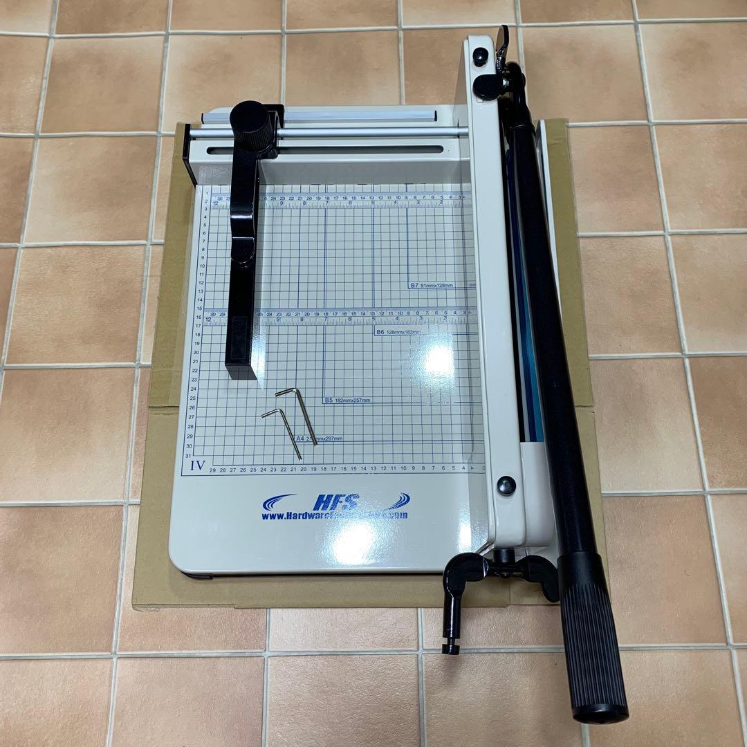 【極美品】HFS 大型裁断機 ペーパーカッター A4サイズ 事務 オフィス