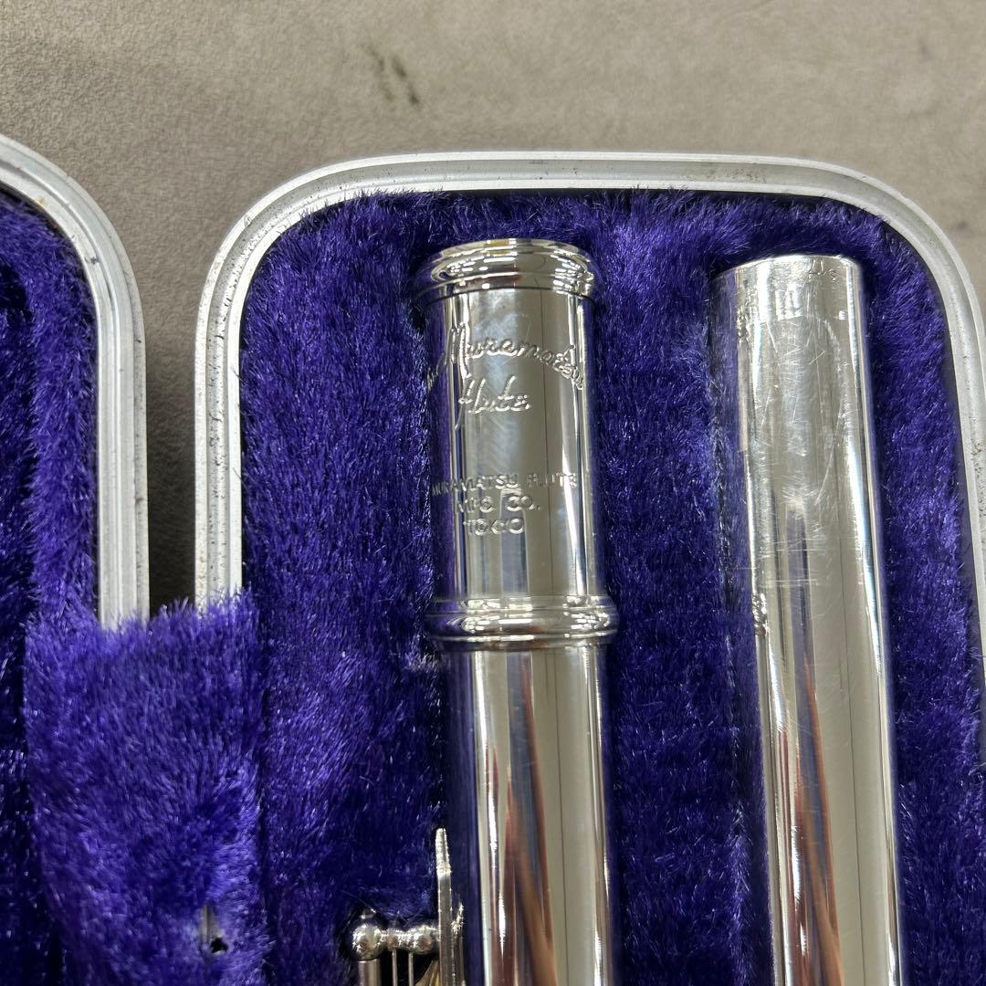 ［調整済み演奏可能］ムラマツフルートM-40 頭部管銀製