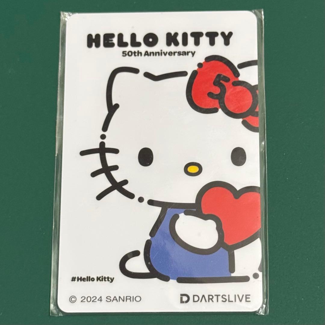 HELLO KITTY 台湾限定ダーツライブカード アイテム入り