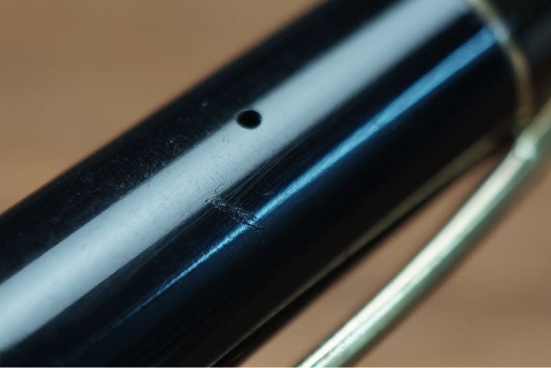 ロットリング ロールクリ 透明ニブ 万年筆 セルロイド/エボナイト 廃番製品