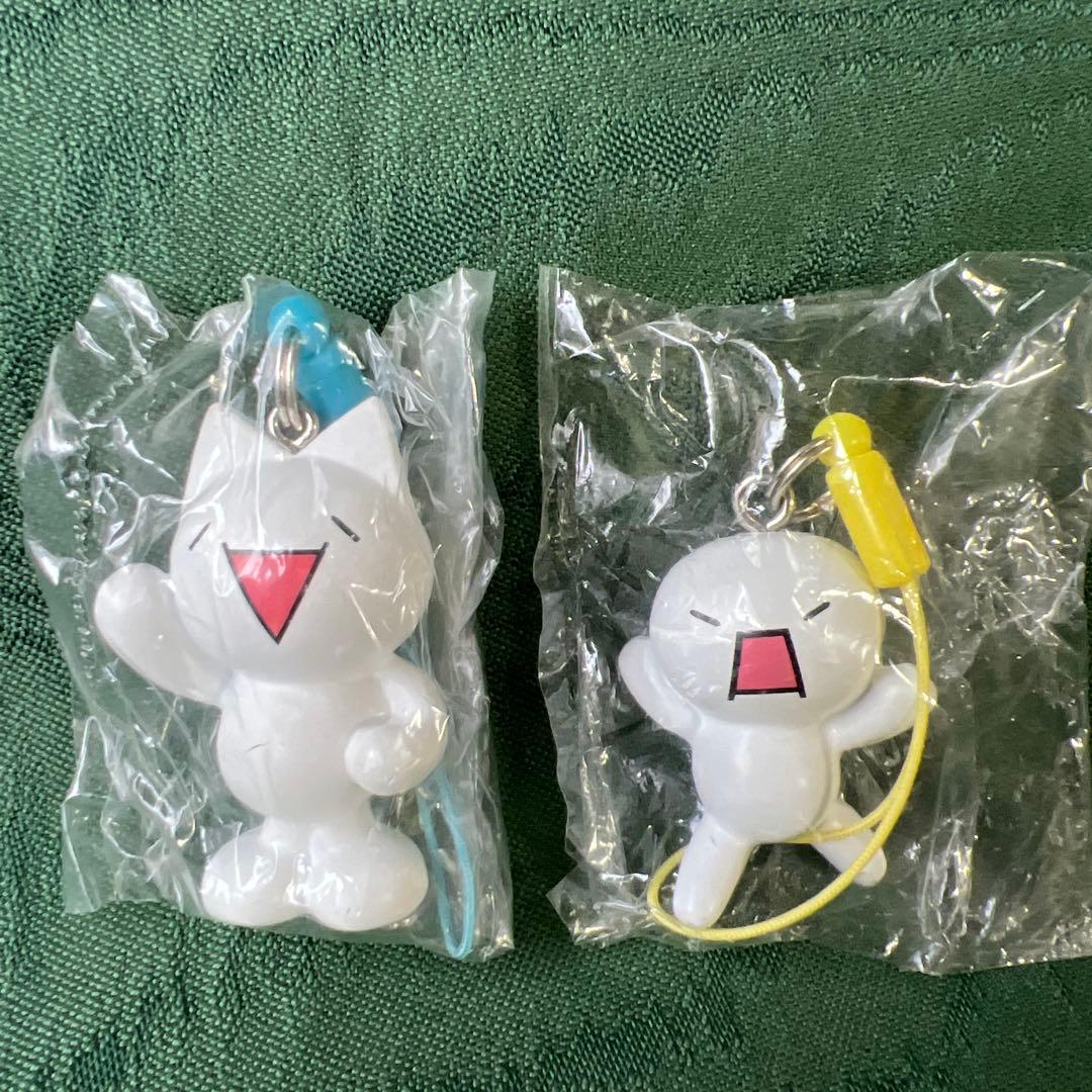 超激レア！未開封！2ちゃんねる・モナー猫ストラップ2体 セット販売