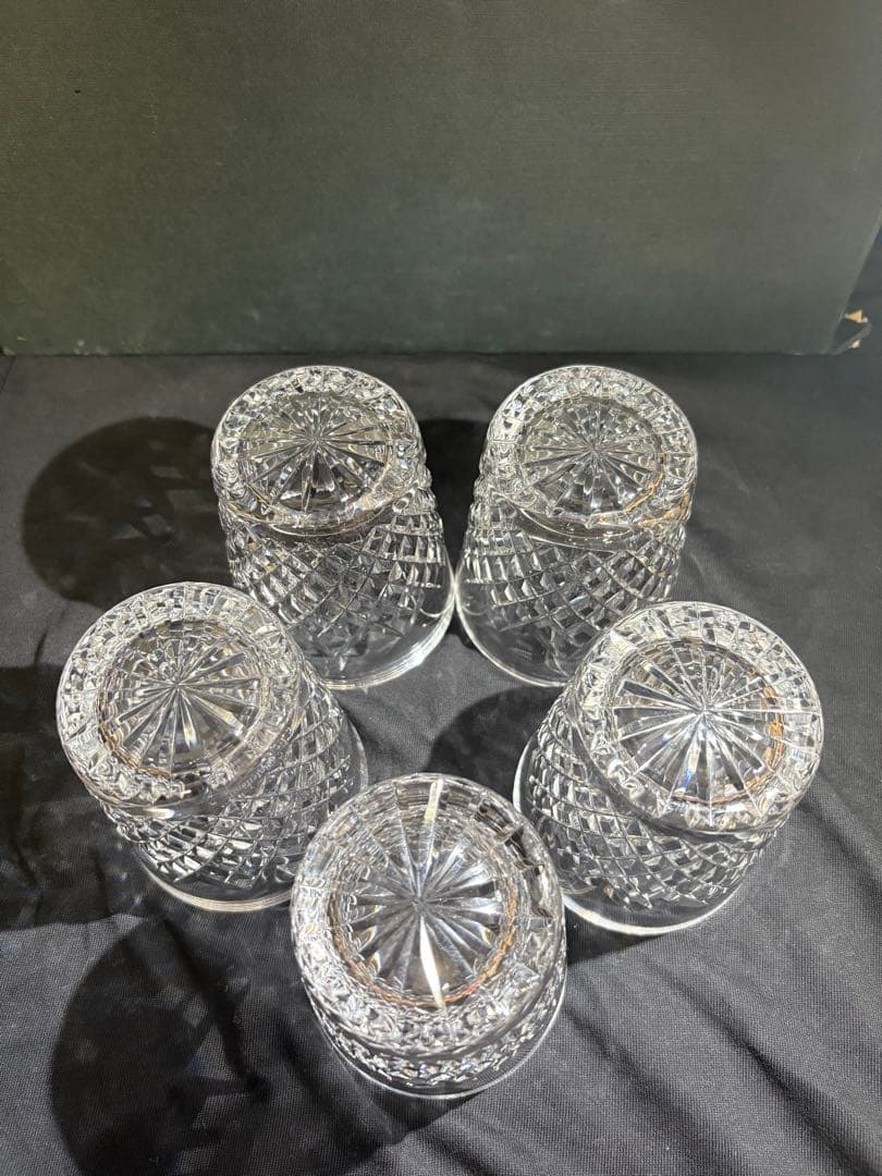 【希少フランス購入品】バカラ　クリスタルルクソールグラス 5個セット