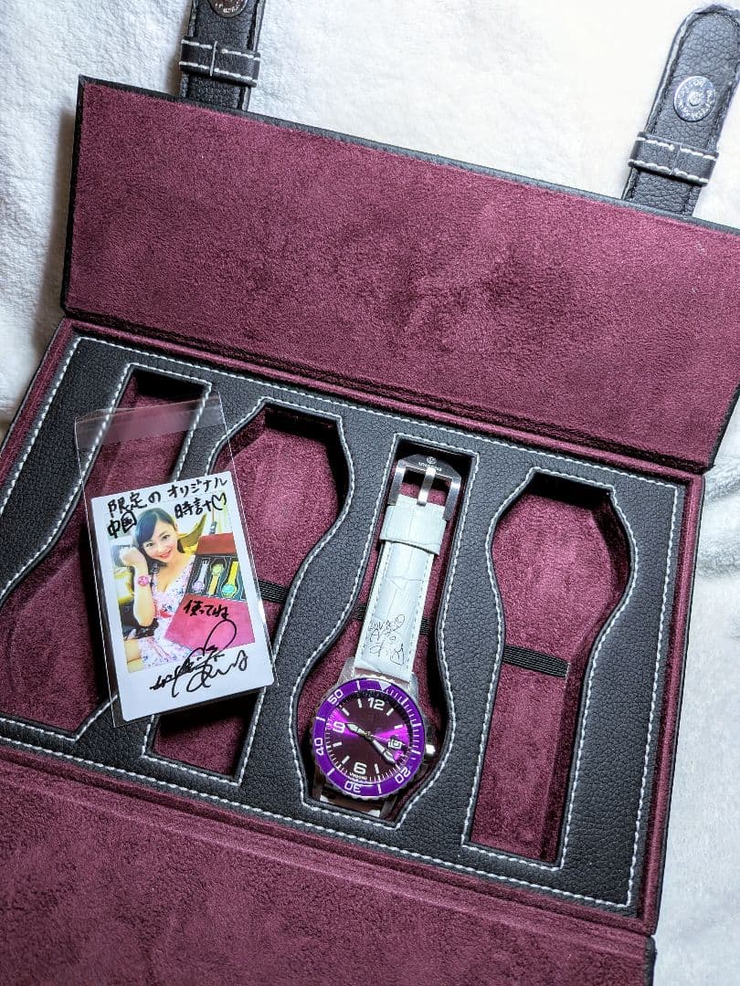 杉原杏璃 超限定 腕時計 世界に1/4個の超限定品！直筆サイン入りチェキ付き