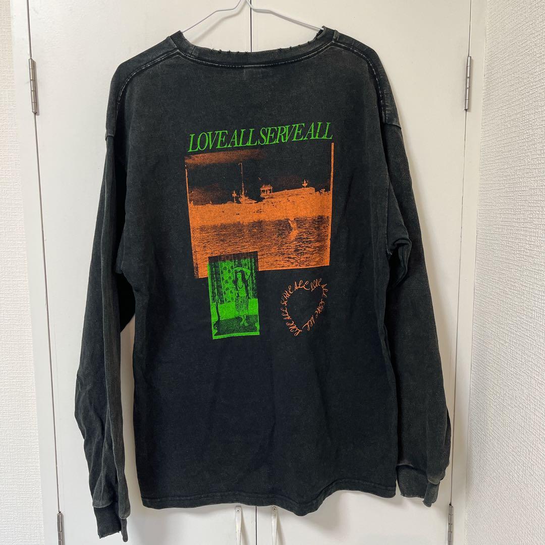 藤井風　ロンT LOVE ALL SERVE ALL