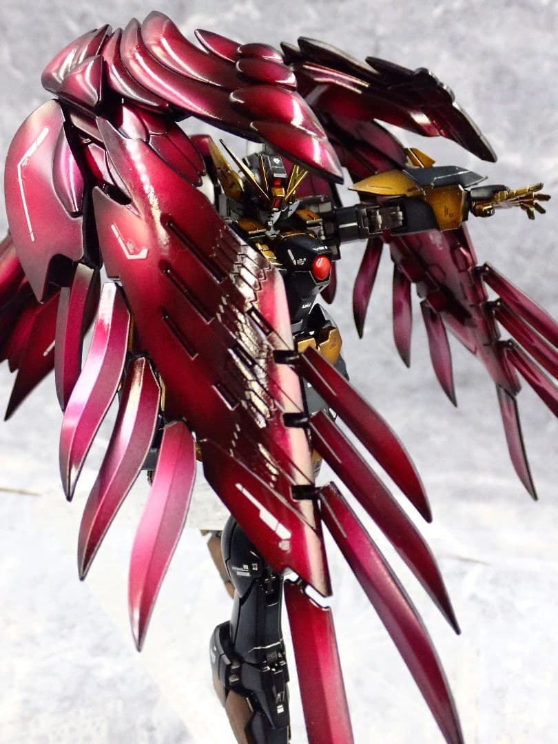 RG ウイングガンダムゼロリベリオン 全塗装 ガンプラ 塗装済み 完成品