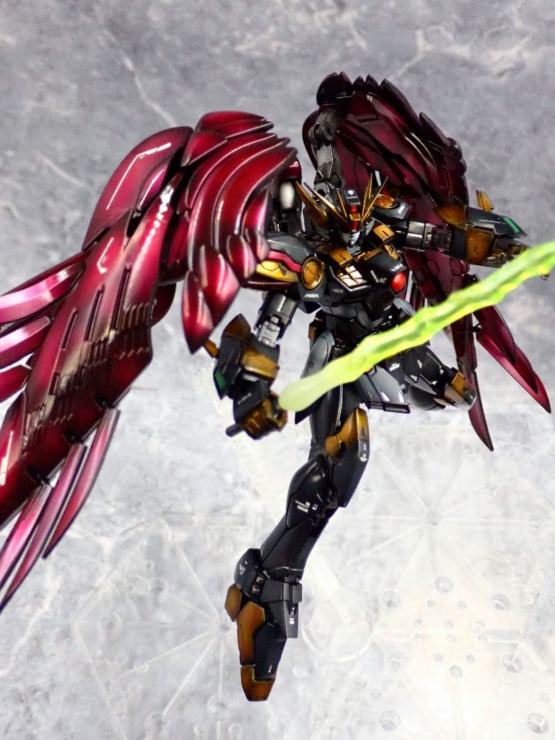 RG ウイングガンダムゼロリベリオン 全塗装 ガンプラ 塗装済み 完成品
