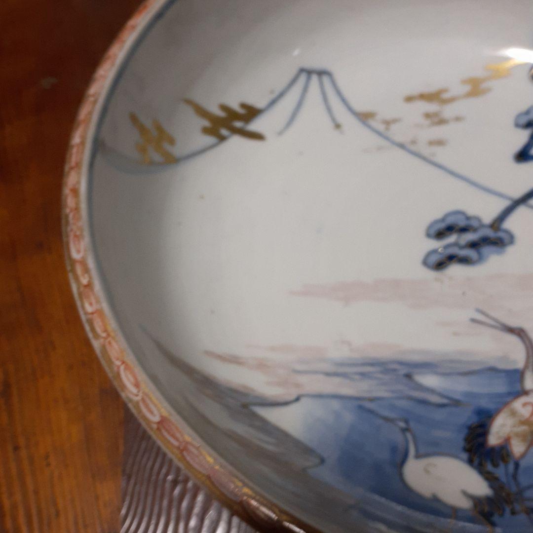 江戸時代金蘭出深皿2枚セット