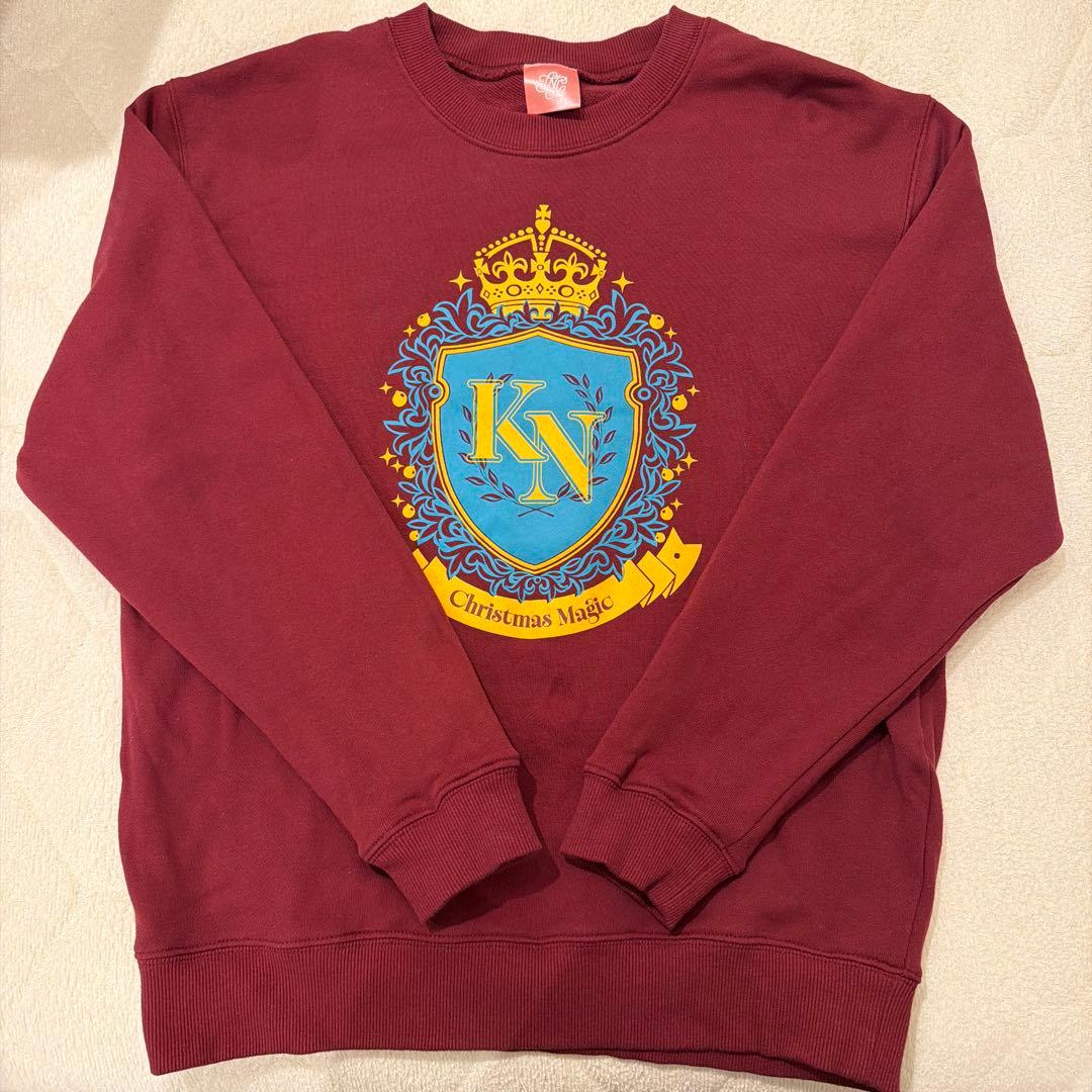 【西野家限定】 スウェット Burgundy M・コンパクトミラー・ポーチ3点