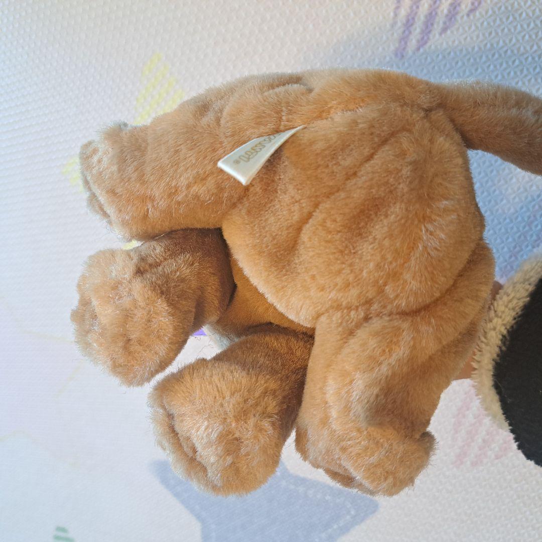 AVANTI サングラス付きブルドッグ　ぬいぐるみ　犬　ブルドッグ　昭和レトロ