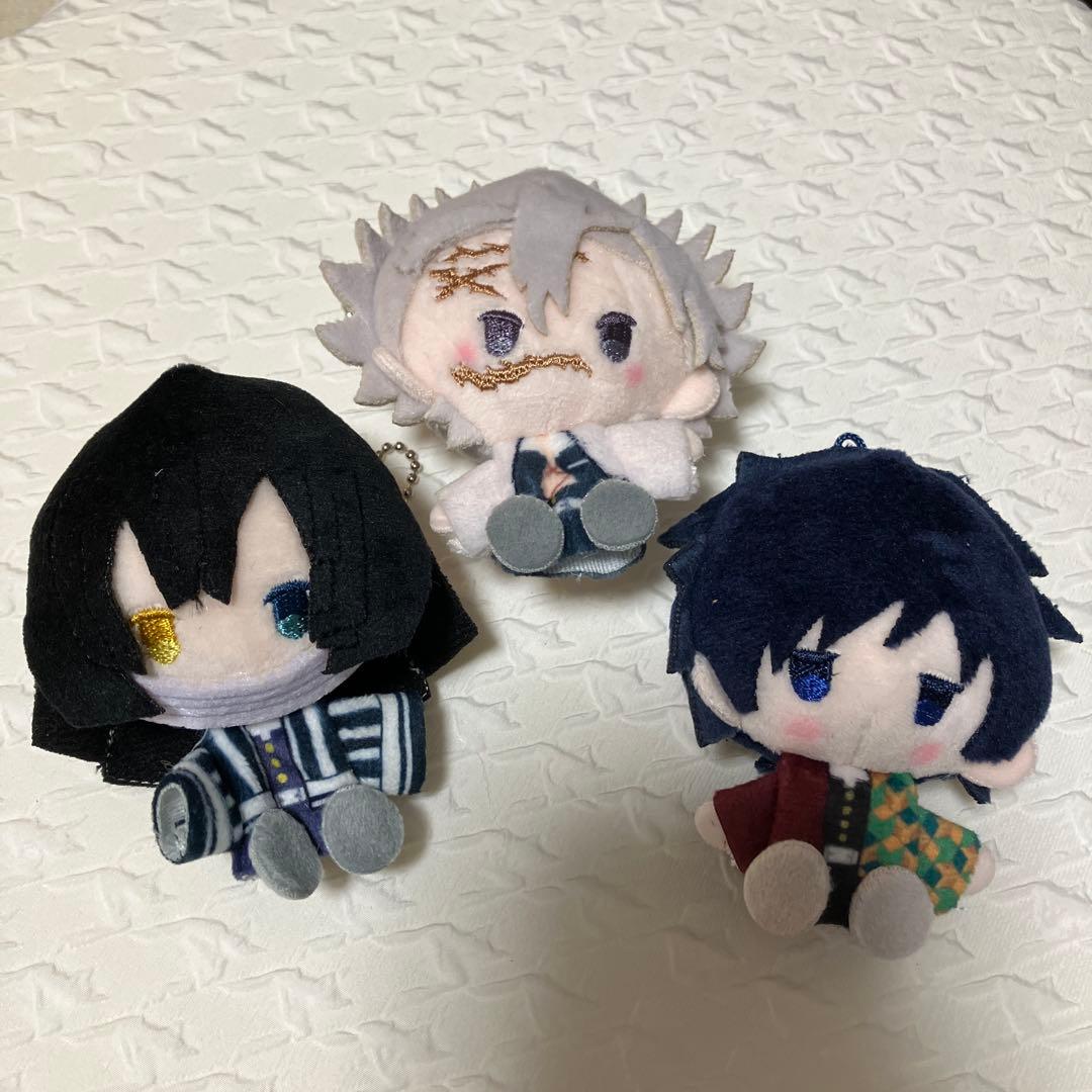 鬼滅の刃　プラッシュマスコット　実弥　義勇　伊黒