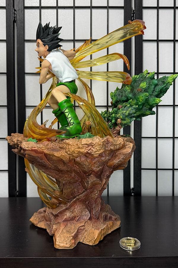 ユニークアートスタジオ ハンターXハンター 1/4 ゴンフリース 限定