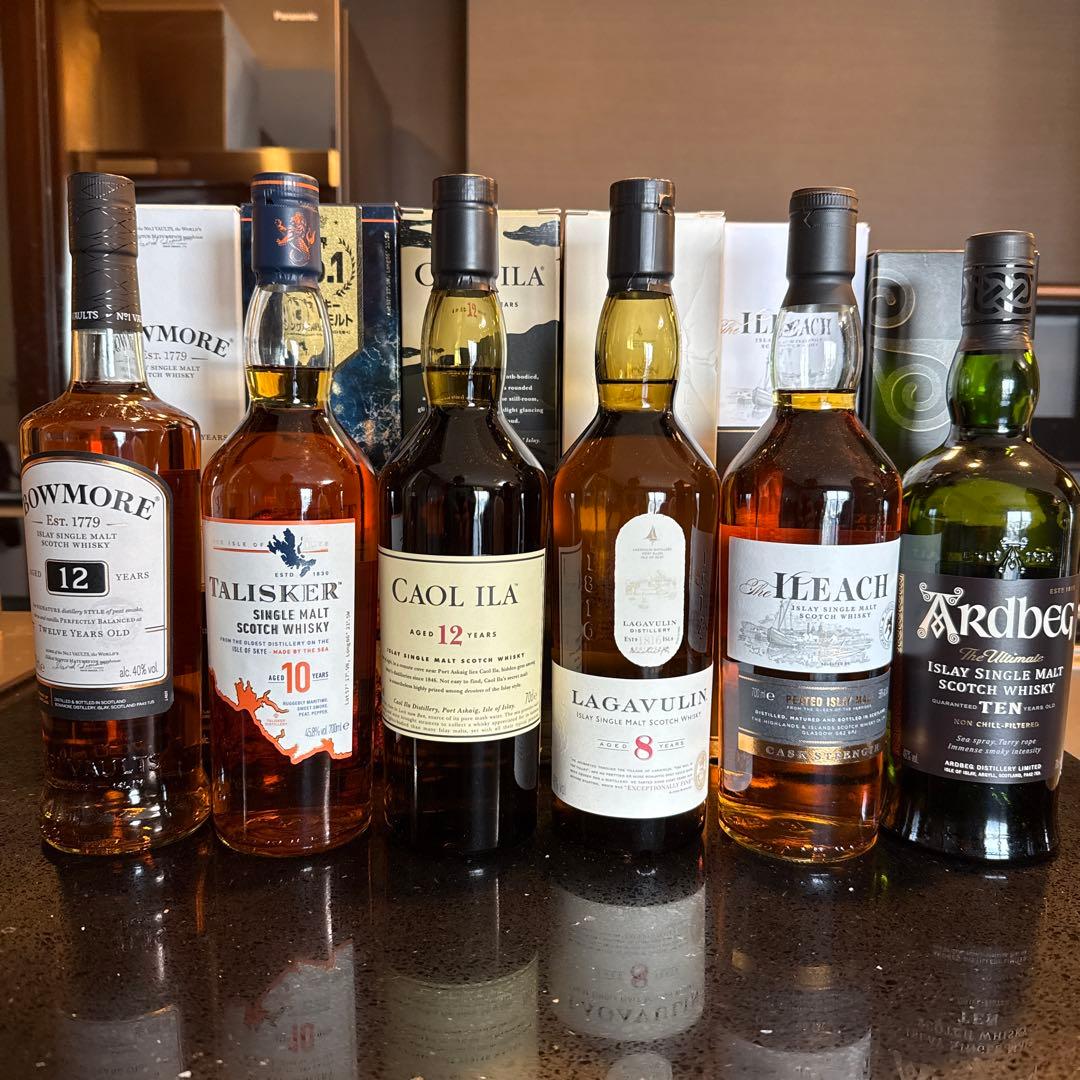 アイラ系ウイスキー６本セット