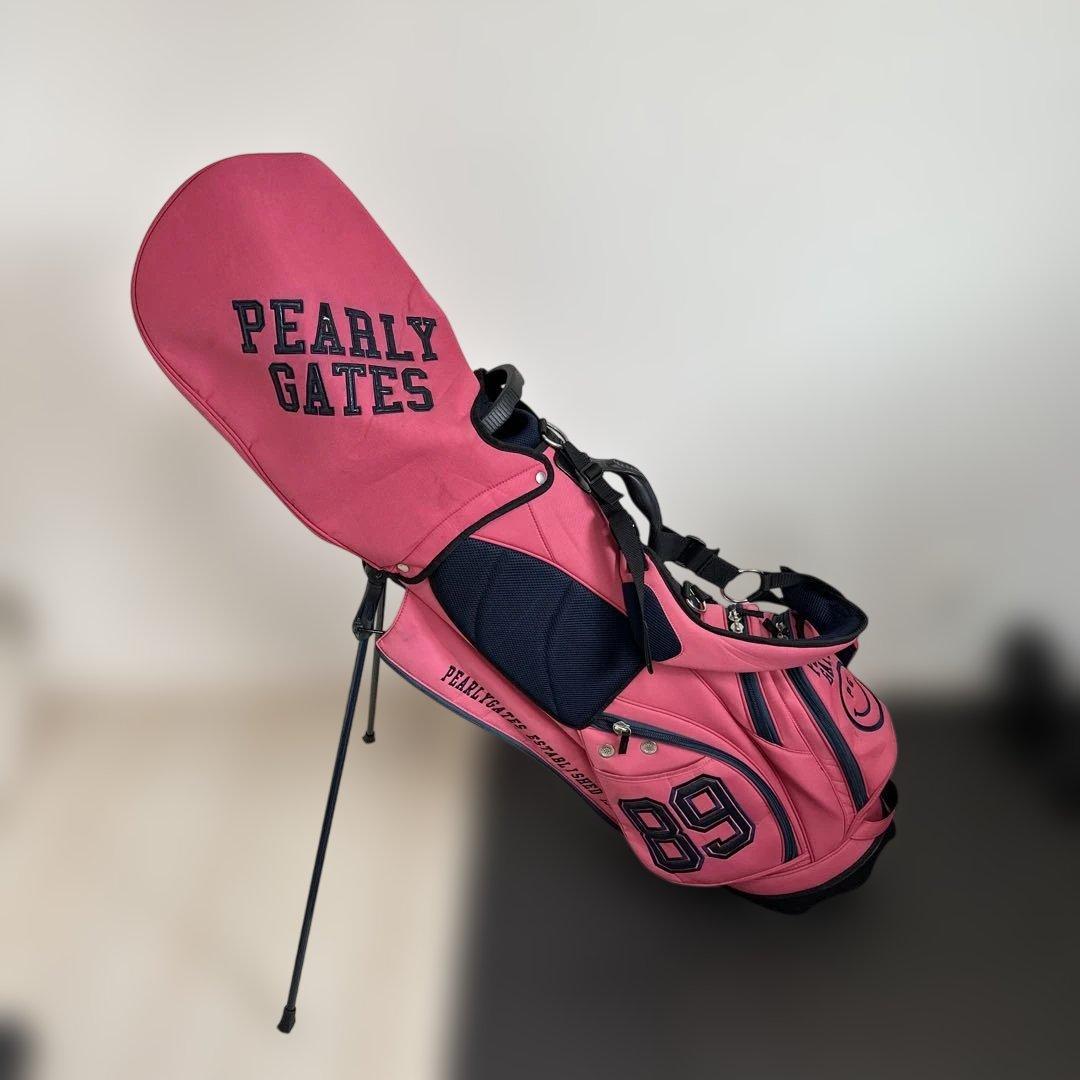 パーリーゲイツ スタンド式キャディバック ピンク