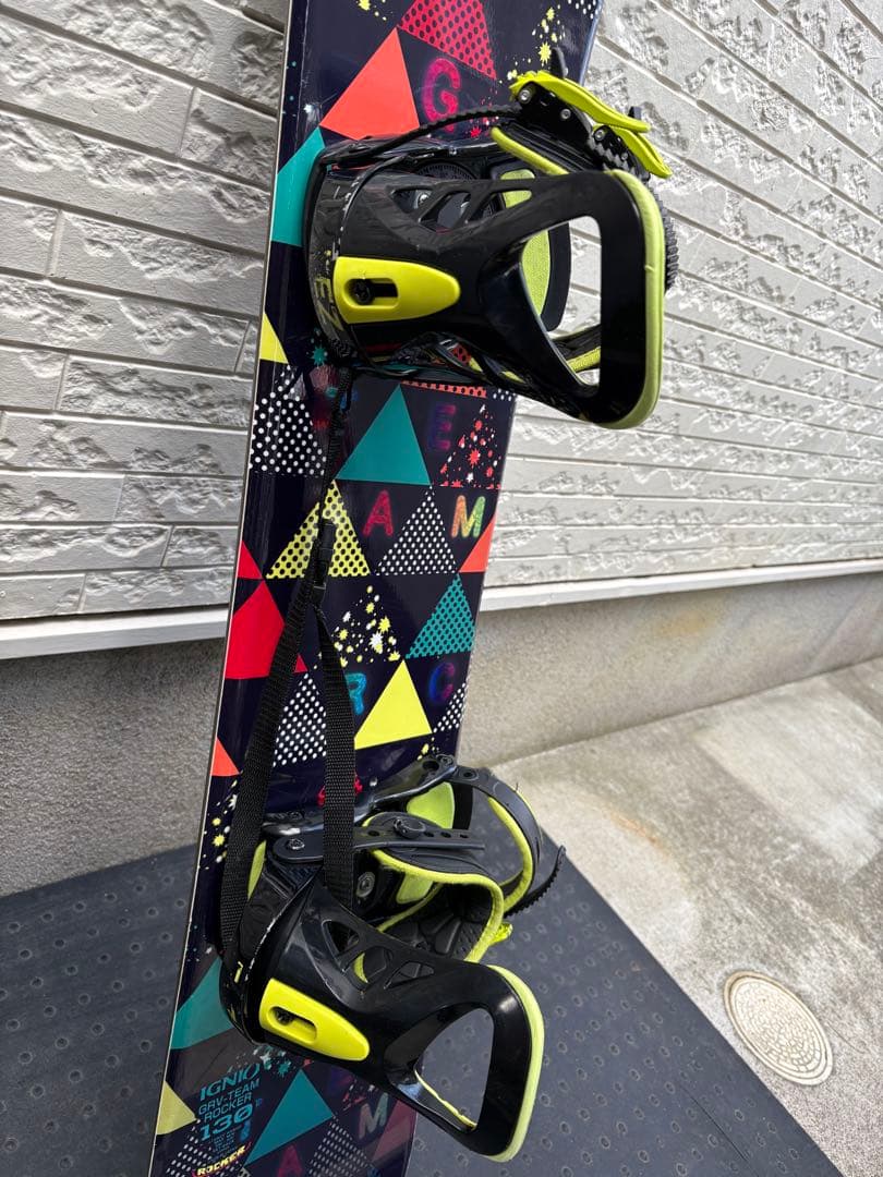 スノーボード2点セット IGNIO 130cm イグニオ キッズ 子供 ジュニア