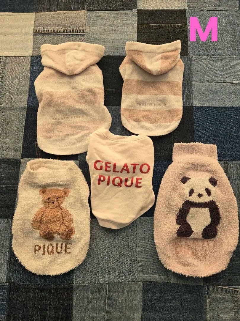 GELATO PIQUE 犬服 Mサイズ クマ パンダ