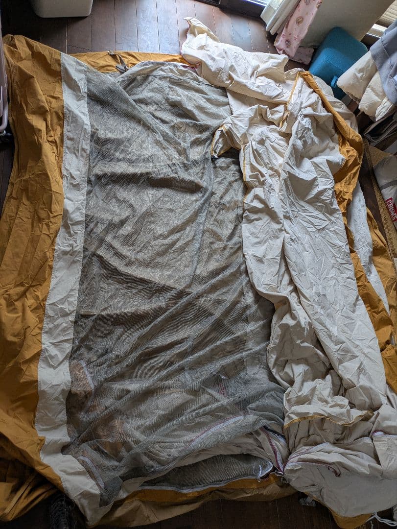 【1/3個口】チャムス　エーフレームテントT/C 4　スクエアタープセット